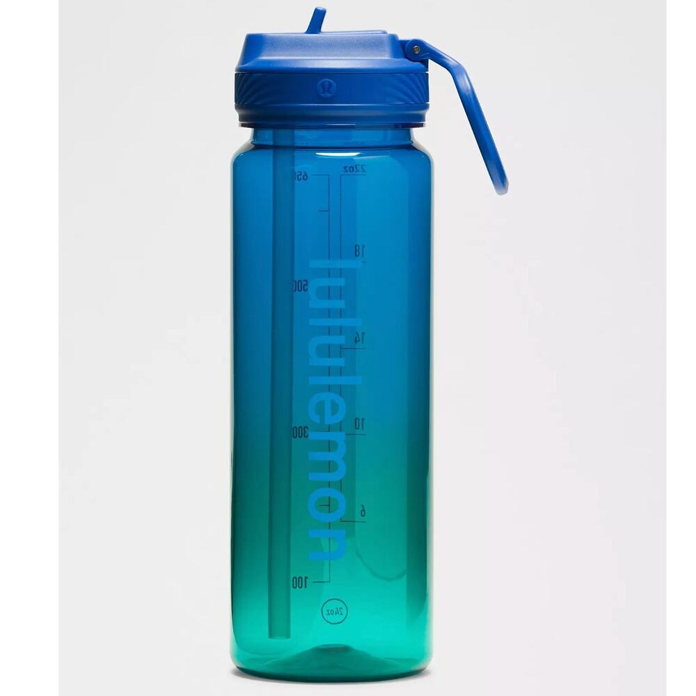 Back to Life Clear Water Bottle 24oz Straw Lid - Lululemon